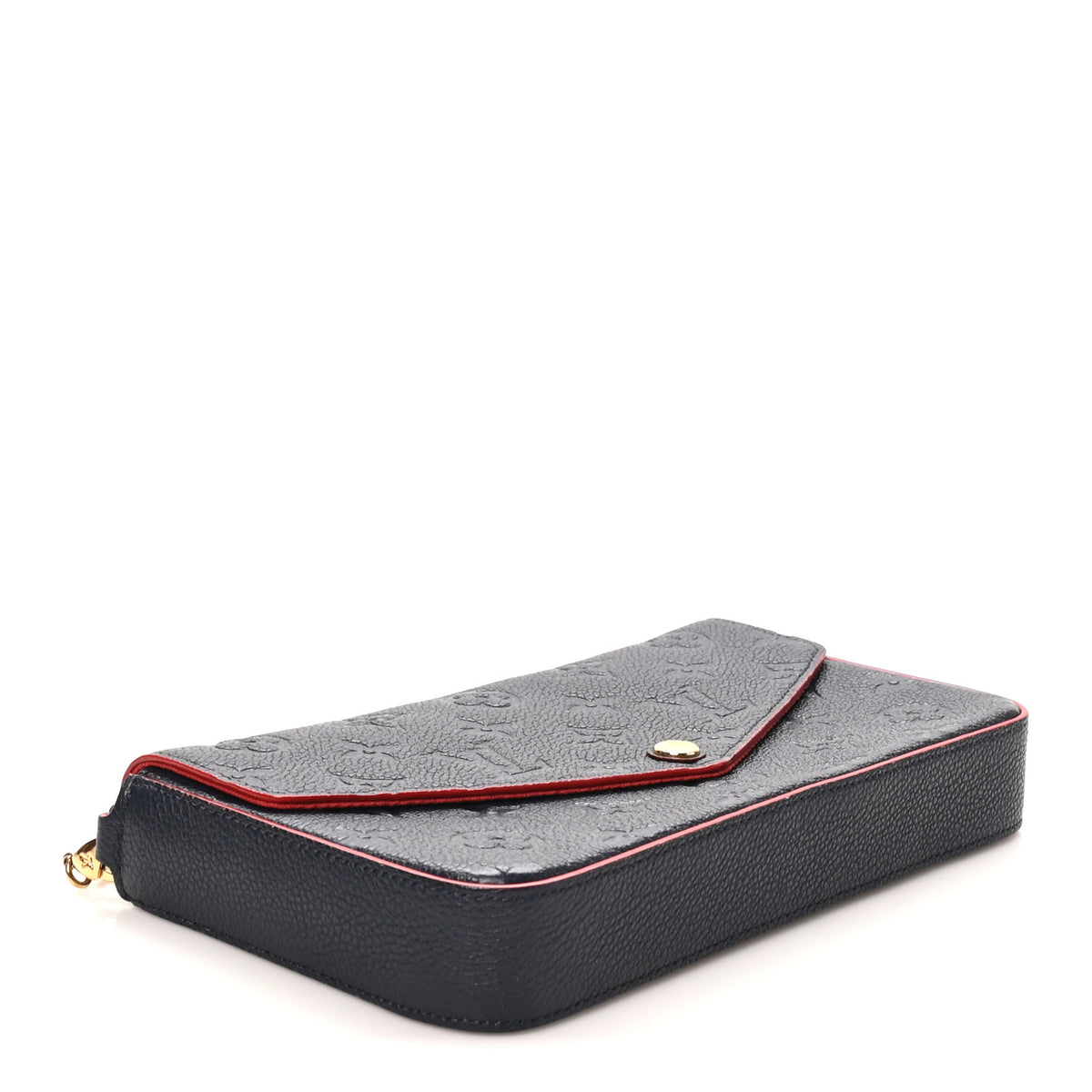 Louis Vuitton Empreinte Pochette Felicie Chain Wallet Marine Rouge 5 of 10
