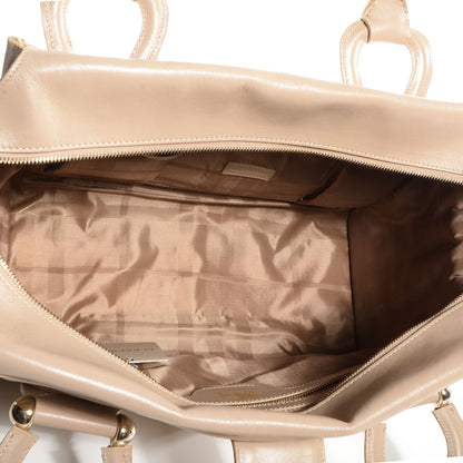 Burberry Quilted Calfskin Large Manor Tote Beige 5 of 9
