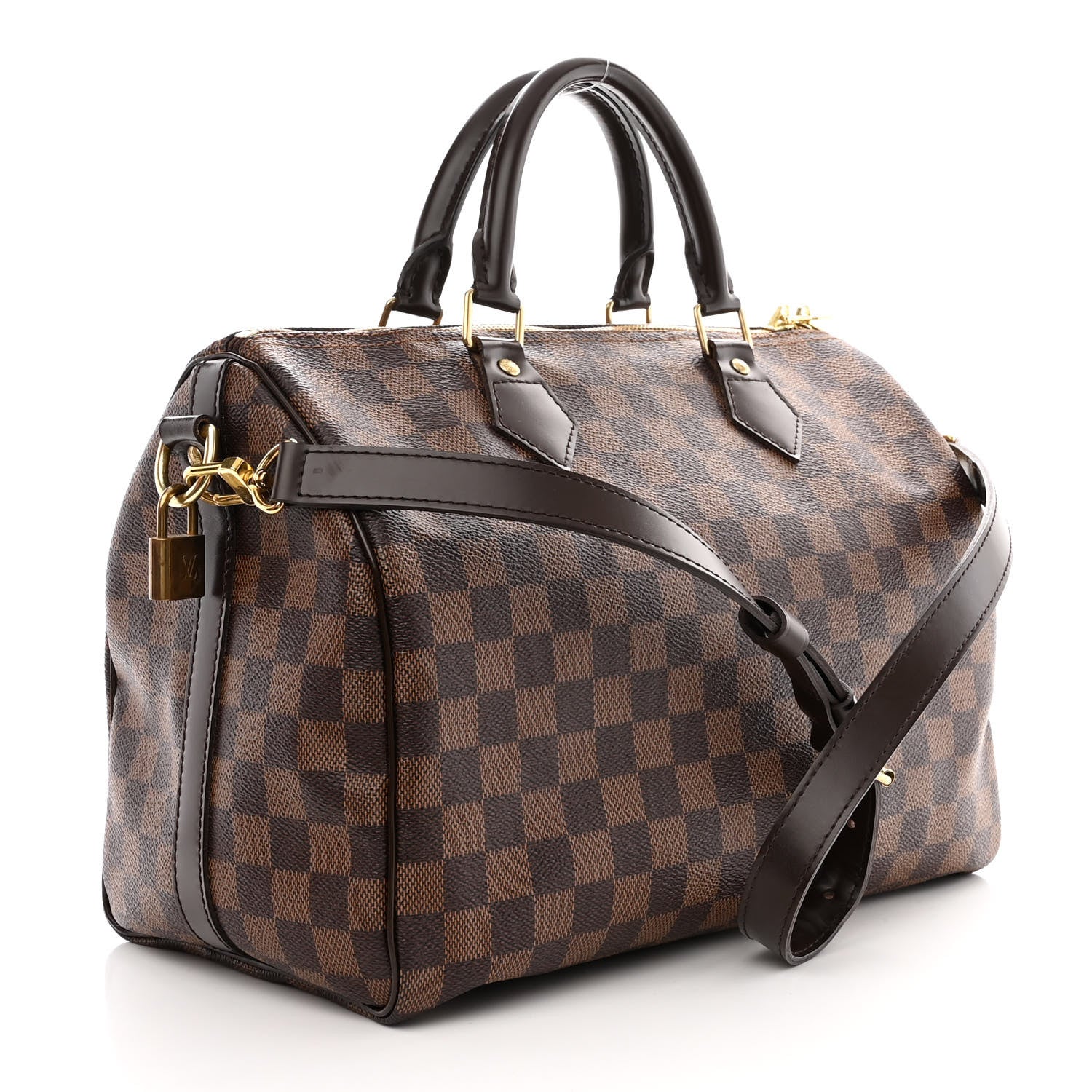 Louis Vuitton Damier Ebene Speedy Bandouliere 30 3 of 11
