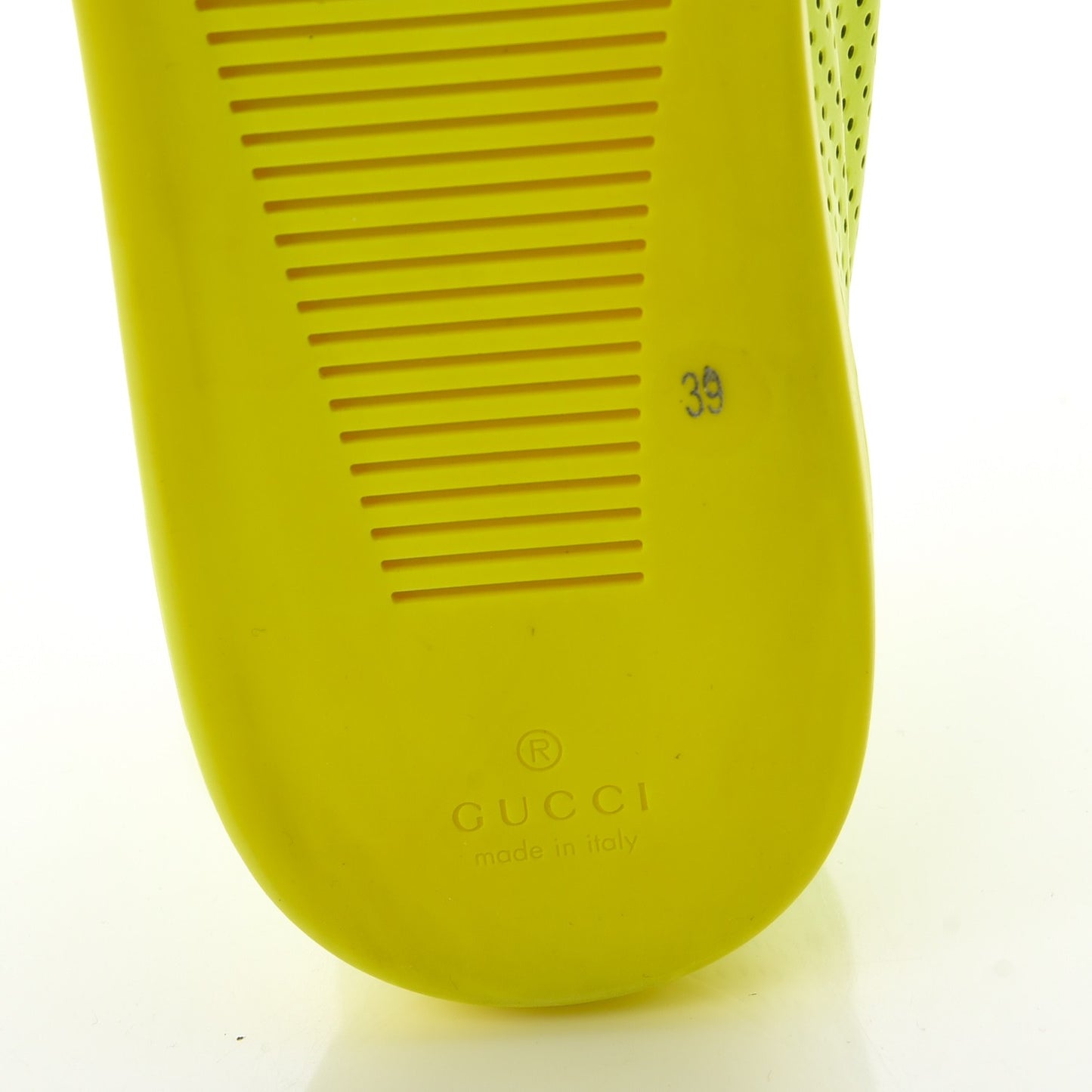 Calfskin Coda High Top Sneakers 39 Giallo Fluo