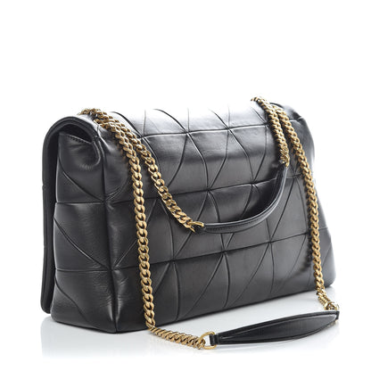 Saint Laurent Lambskin Patchwork Monogram Large Jamie Black 3 of 9