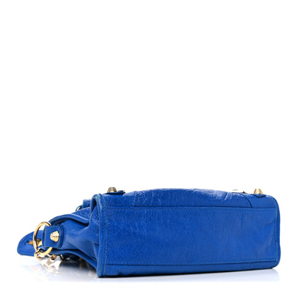 Balenciaga Agneau Giant 12 Gold Hardware Mini City Bleu Lazuli 3 of 14