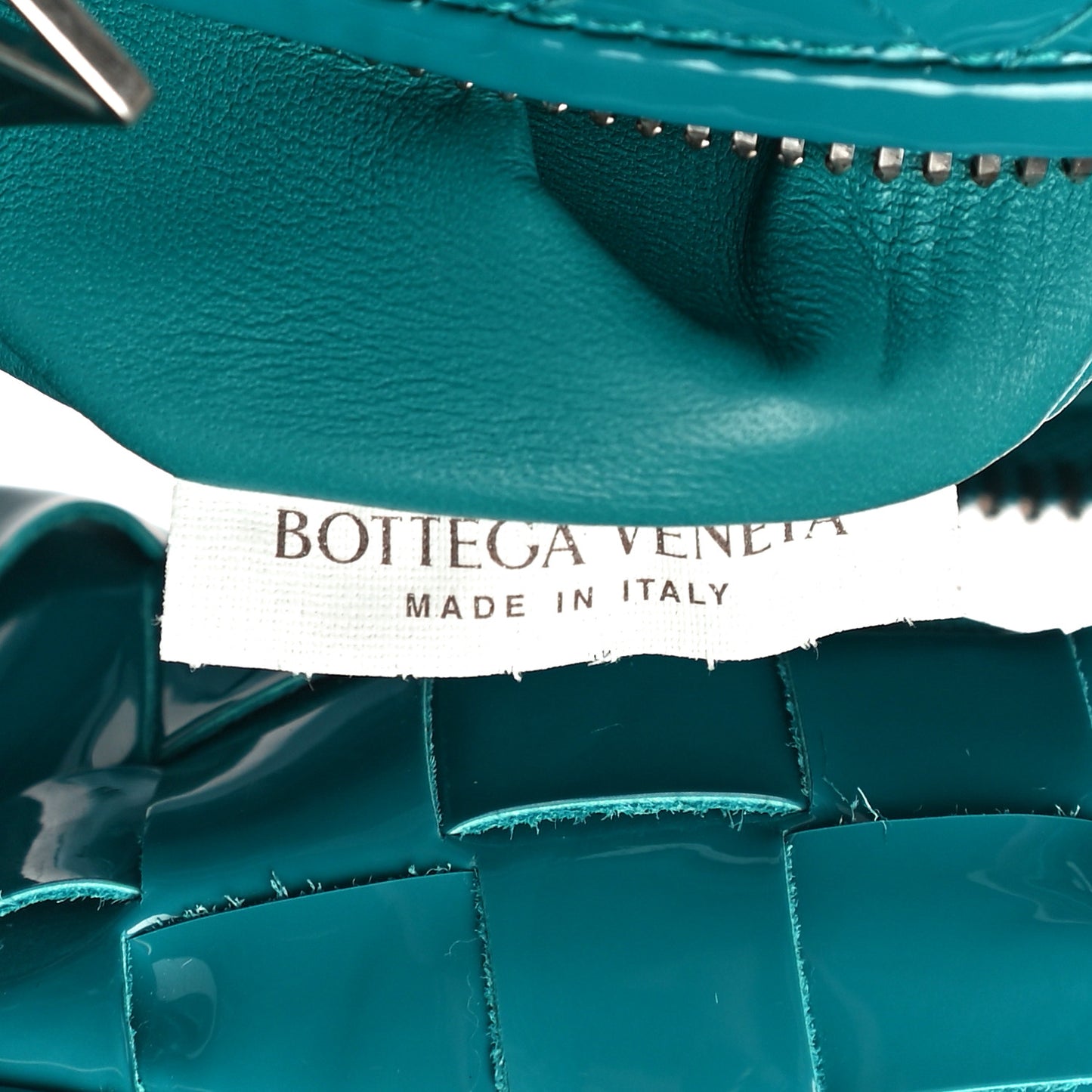 Patent Nappa Intrecciato Mini Jodie Blaster