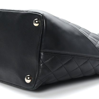 Chanel Calfskin Quilted Large Cambon Tote Black 9 of 9