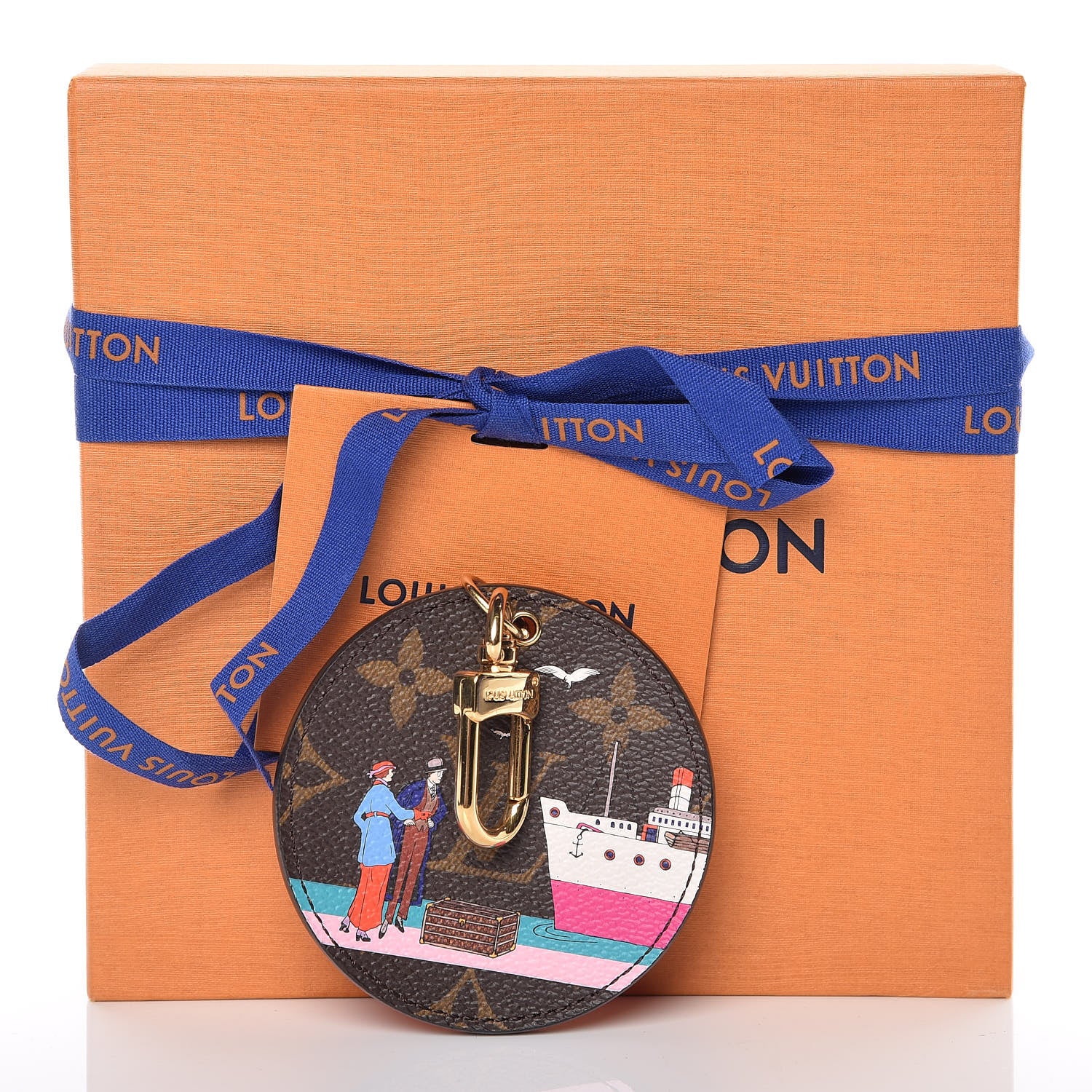 Louis Vuitton Monogram 2016 Christmas Animation Bag Charm Key Ring 6 of 6