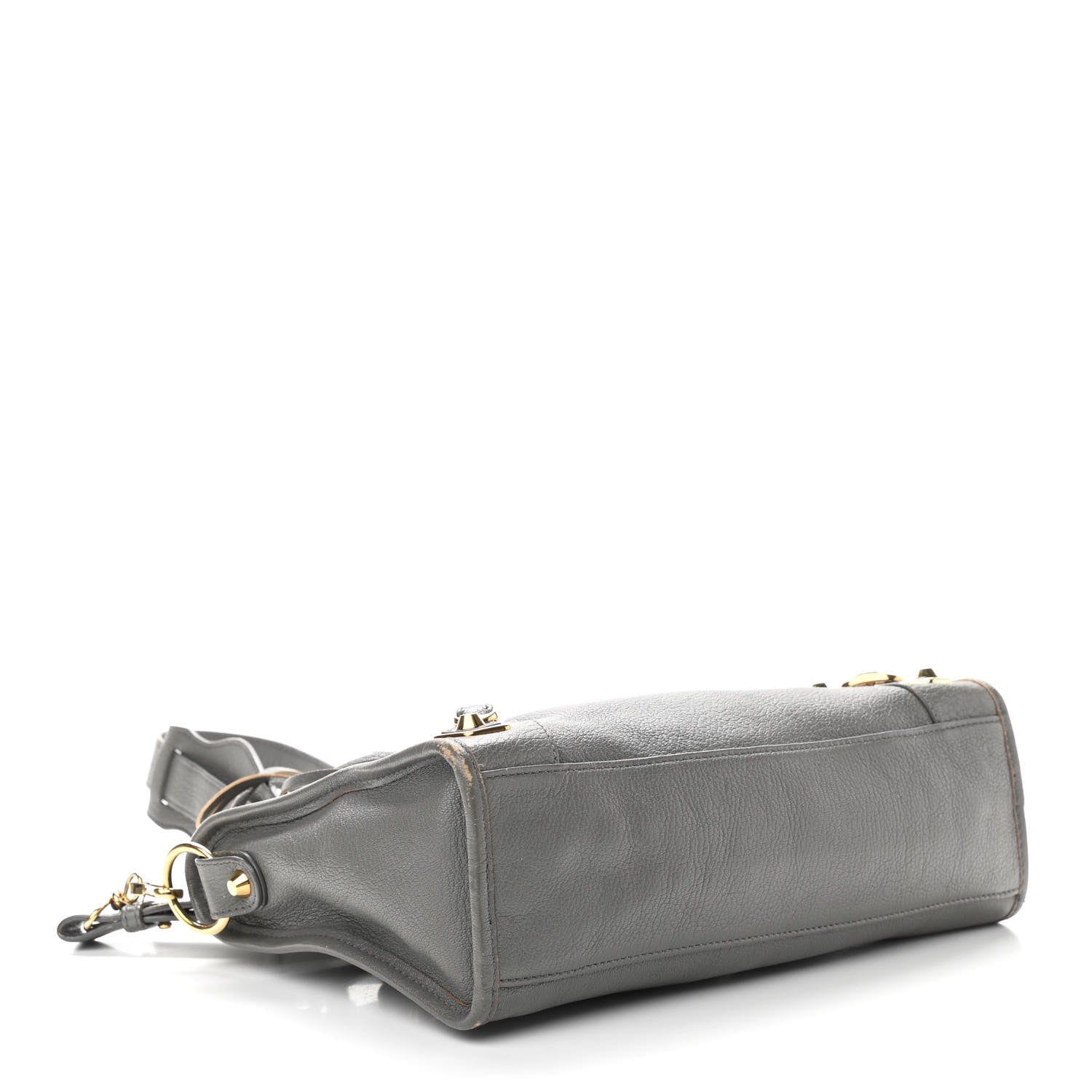 Balenciaga Chevre Gold Metallic Edge Hardware S City Gris Acier 4 of 13