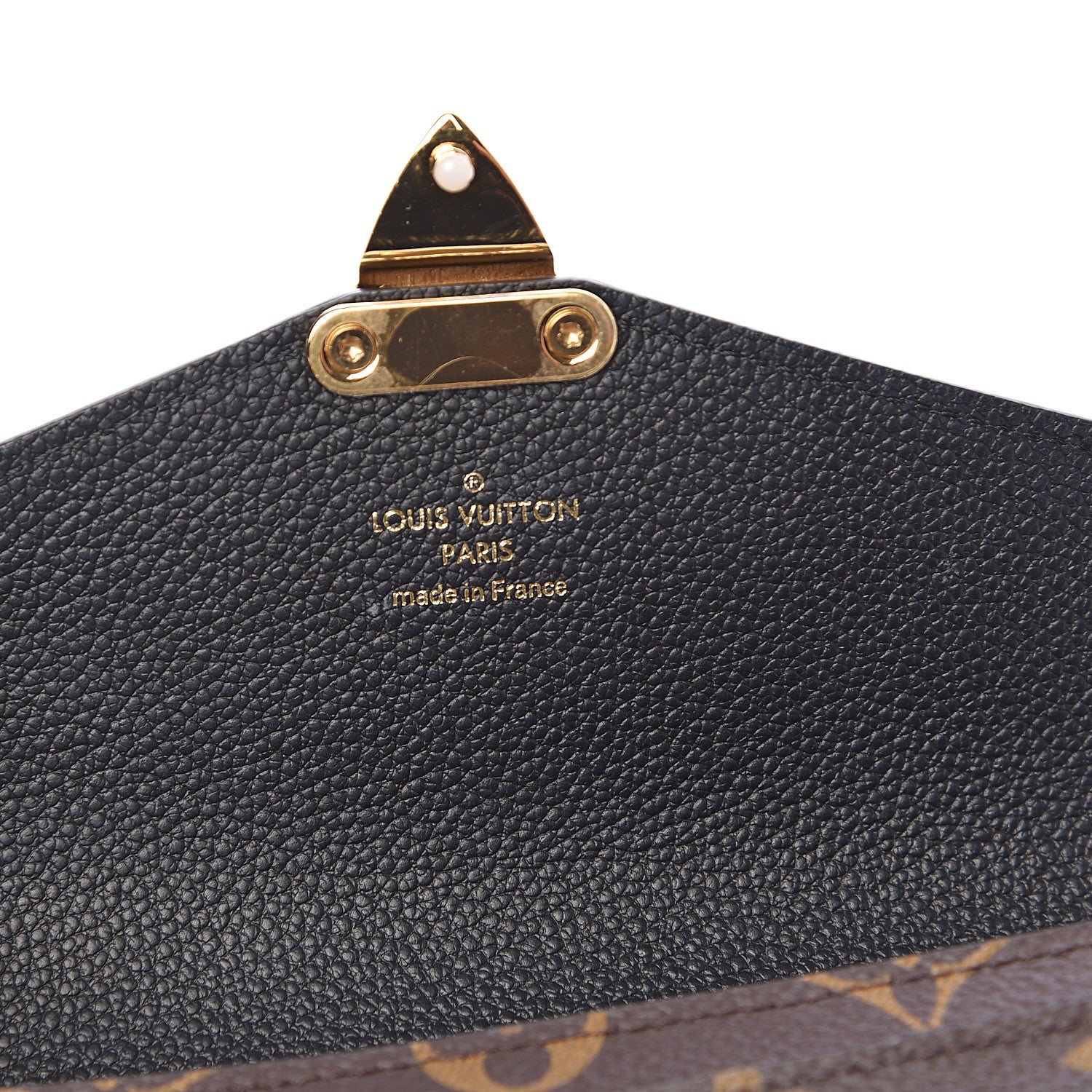 Louis Vuitton Monogram Pallas Wallet Black 6 of 7