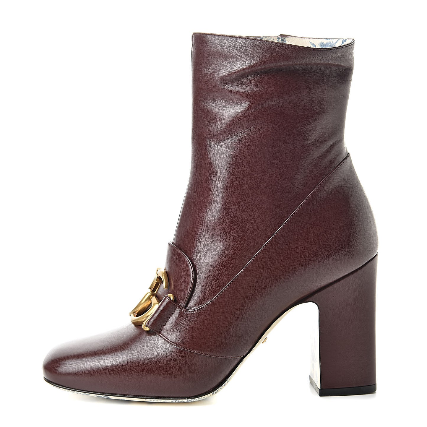 Malaga Kid GG Victoire 95mm Ankle Boots 39 Vintage Bordeaux