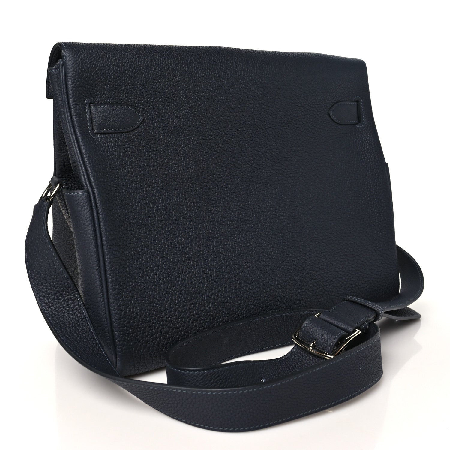 Hermes Togo Kelly Messenger GM Bleu Nuit 3 of 10