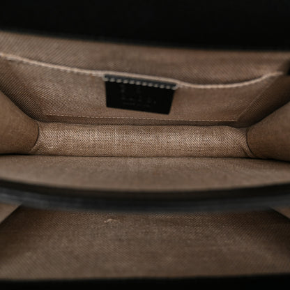 Gucci Dollar Calfskin Small Interlocking G Shoulder Bag Black 5 of 10