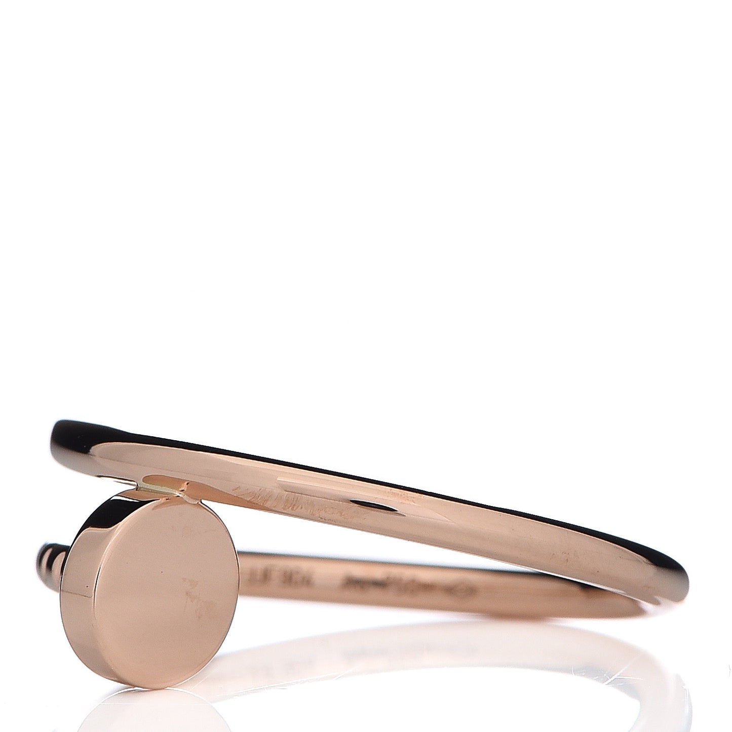 18K Pink Gold Small Juste Un Clou Ring 50 5.25