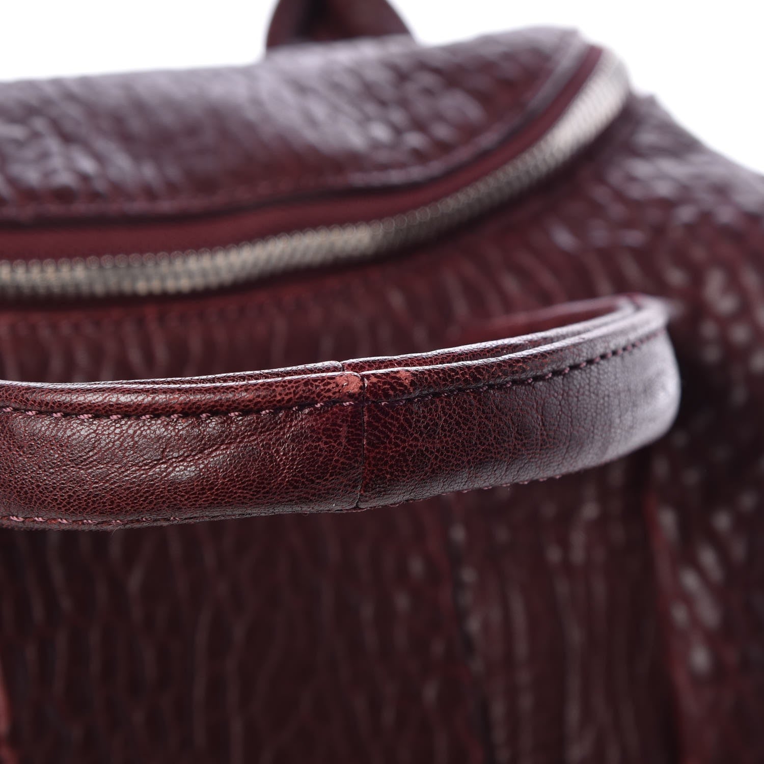 Alexander Wang Pebbled Lambskin Rockie Beet Rhodium Hardware 11 of 11