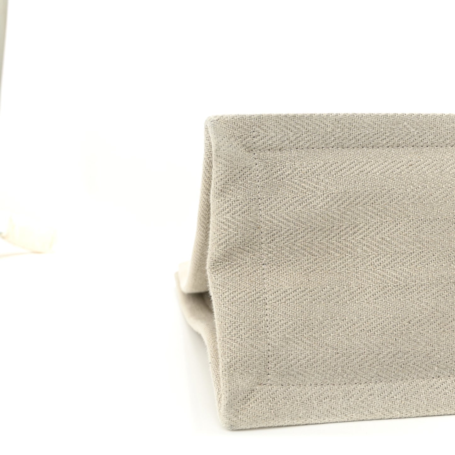 Cotton Linen Rive Gauche Tote Light Shell