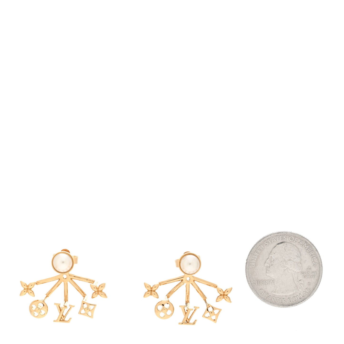 Metal Cruiser Earrings Gold