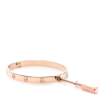 Cartier 18K Pink Gold LOVE Bracelet 18 4 of 7