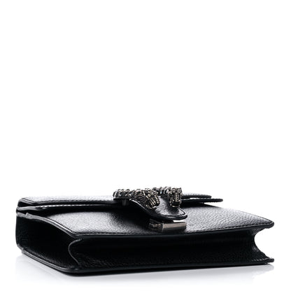 Gucci Calfskin Mini Dionysus Shoulder Bag Black 4 of 16