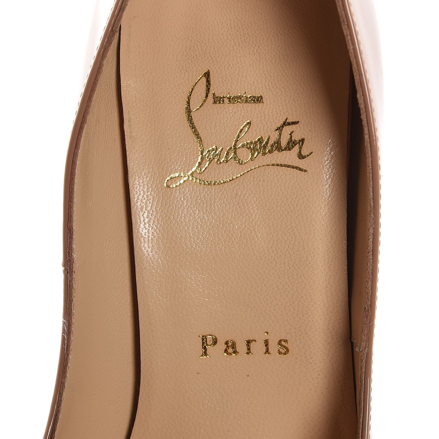 Patent Lady Peep 150 Pumps 37.5 Nude