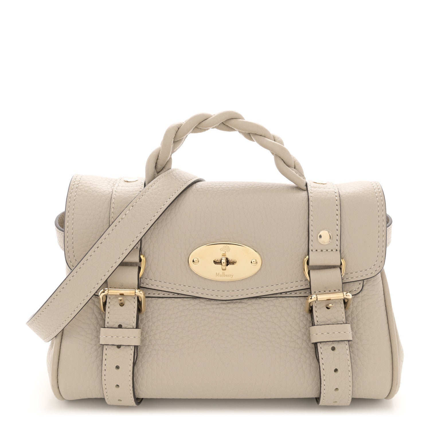 Mulberry Heavy Grain Mini Alexa Chalk 1 of 11