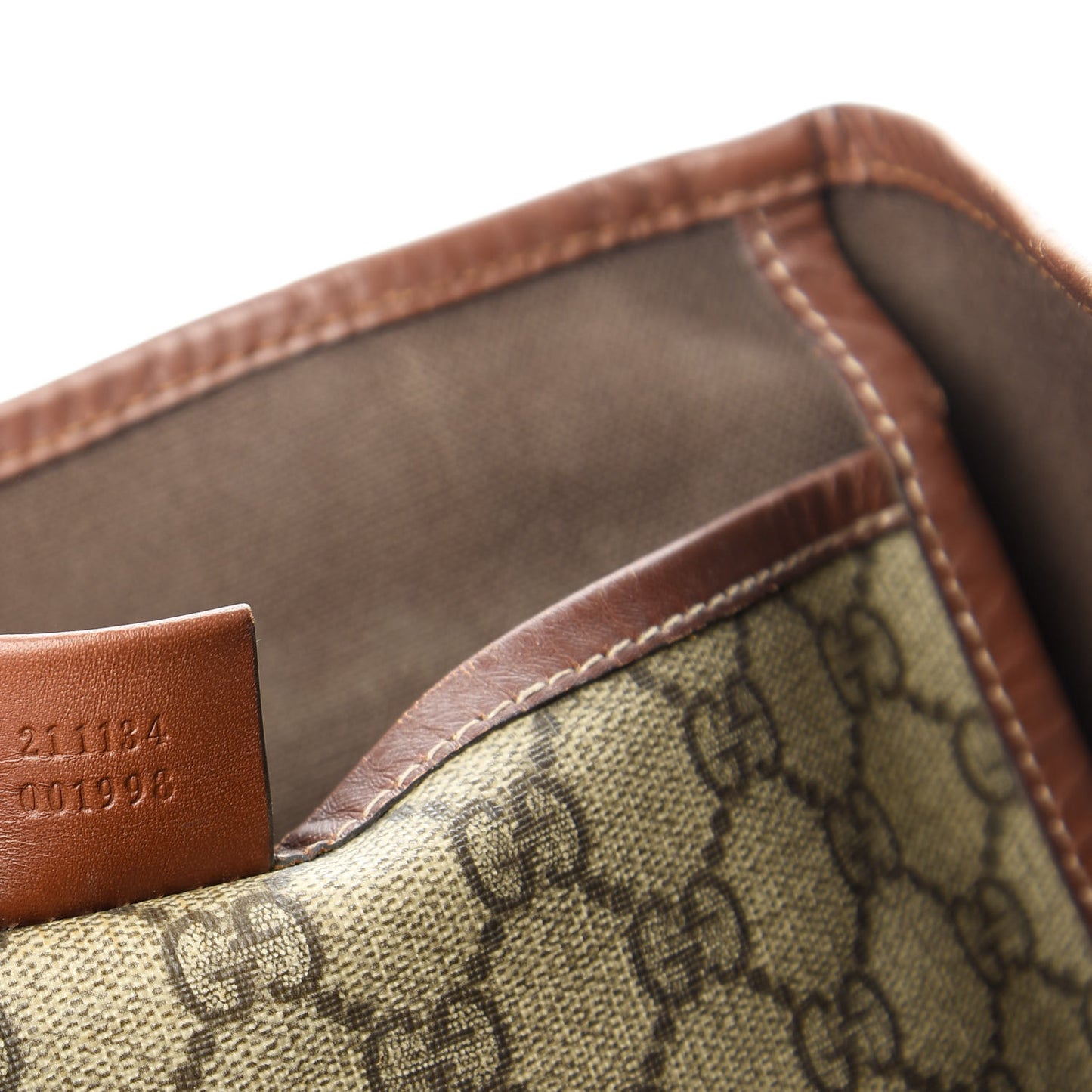 GG Plus Monogram Medium Signature Web Loop Tote Brown