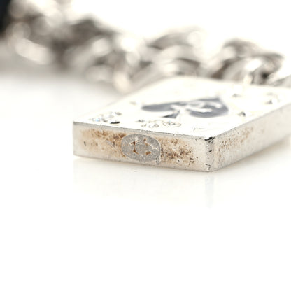 Chanel Crystal Wynn Exclusive Lucky Charm Bracelet Silver 4 of 6