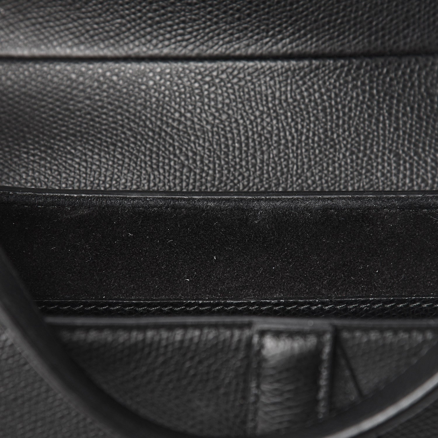 Christian Dior Grained Calfskin Saddle Bag Black 9 of 14