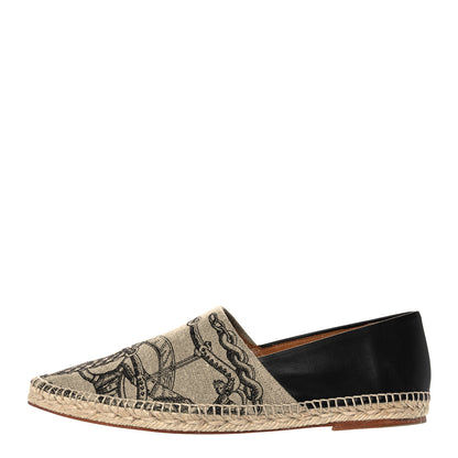 Hermes Canvas Printed Womens Espadrilles 40 1 of 7