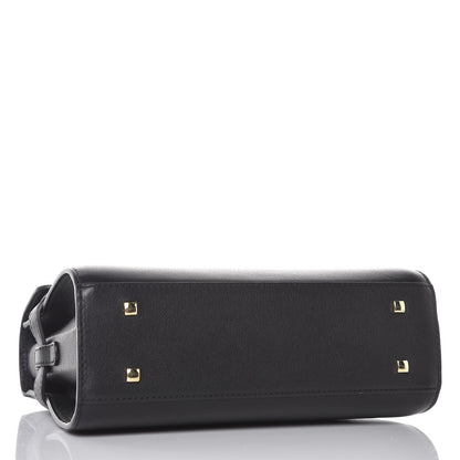 Delvaux Smooth Calfskin Mini Tempete Satchel Black 5 of 10