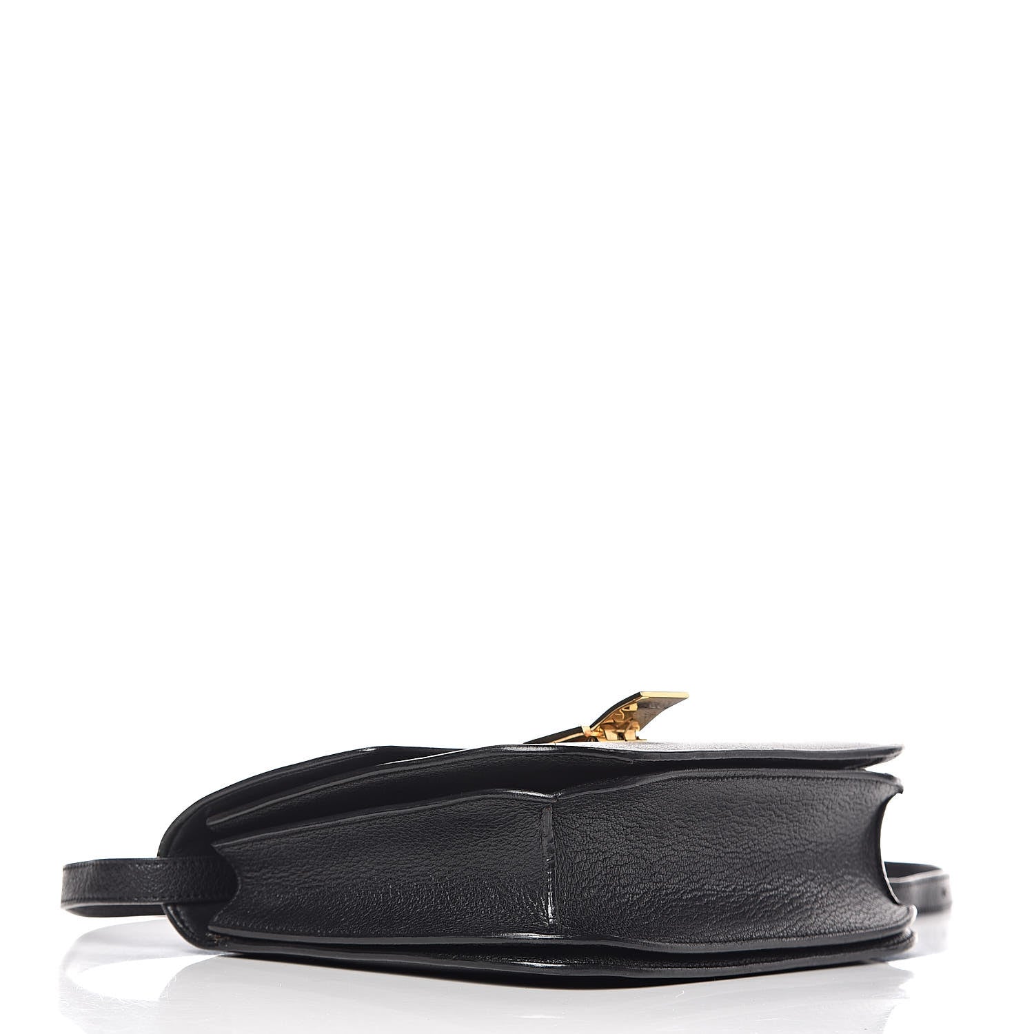 Celine Goatskin Medium Classic Box Flap Bag Black 4 of 17