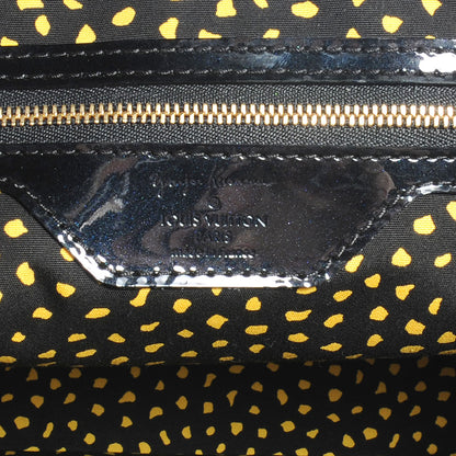 Louis Vuitton Vernis Kusama Infinity Dots Lockit MM Yellow 6 of 7