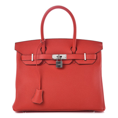 Hermes Togo Birkin 30 Rouge de Coeur 1 of 37