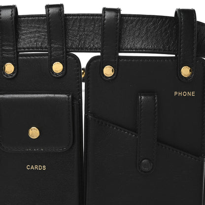 Fendi Vitello Glacier Utility Belt Pouch Black 7 of 11
