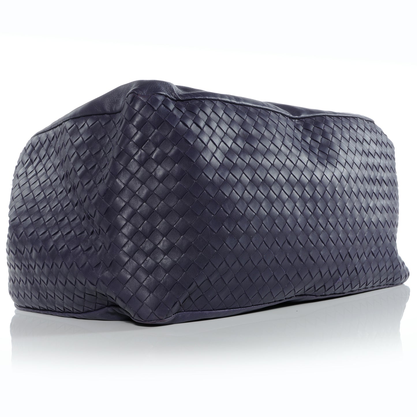 Nappa Intrecciato Large Knot Hobo Purple
