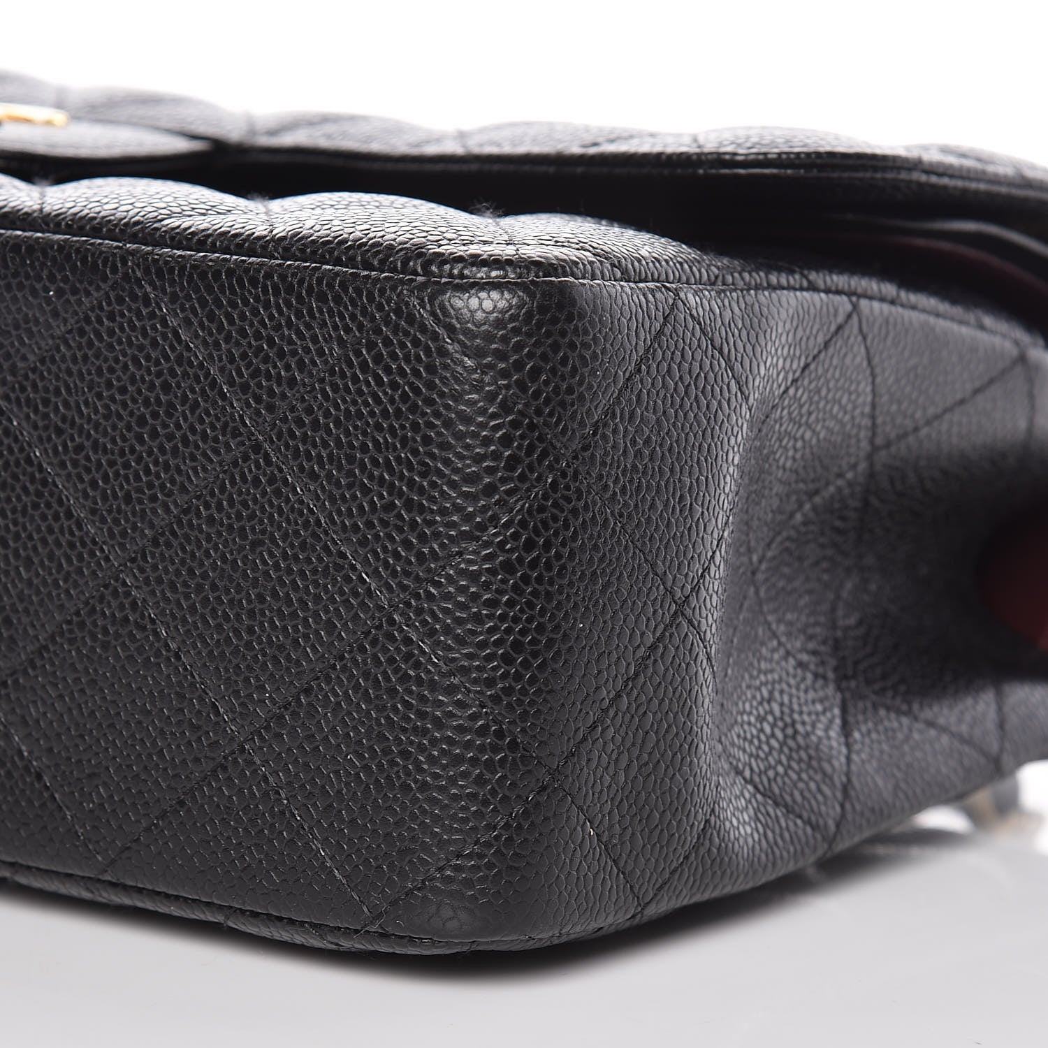 Chanel Caviar Quilted Jumbo Double Flap Black 9 of 10