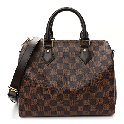 Louis Vuitton Damier Ebene Speedy Bandouliere 25 3 of 10