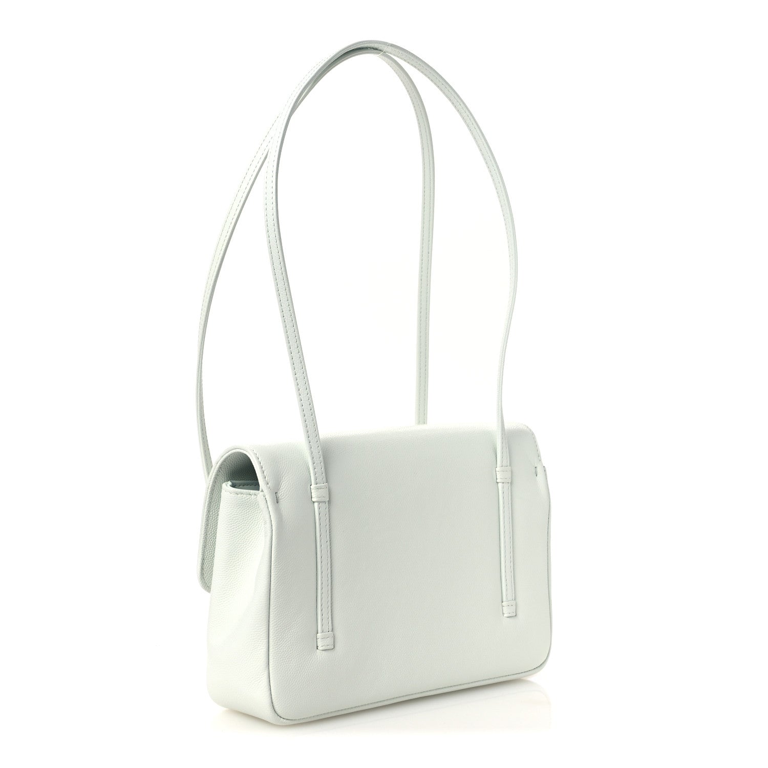 Chanel Shiny Caviar Preppy Coco Small Flap Light Blue 3 of 13