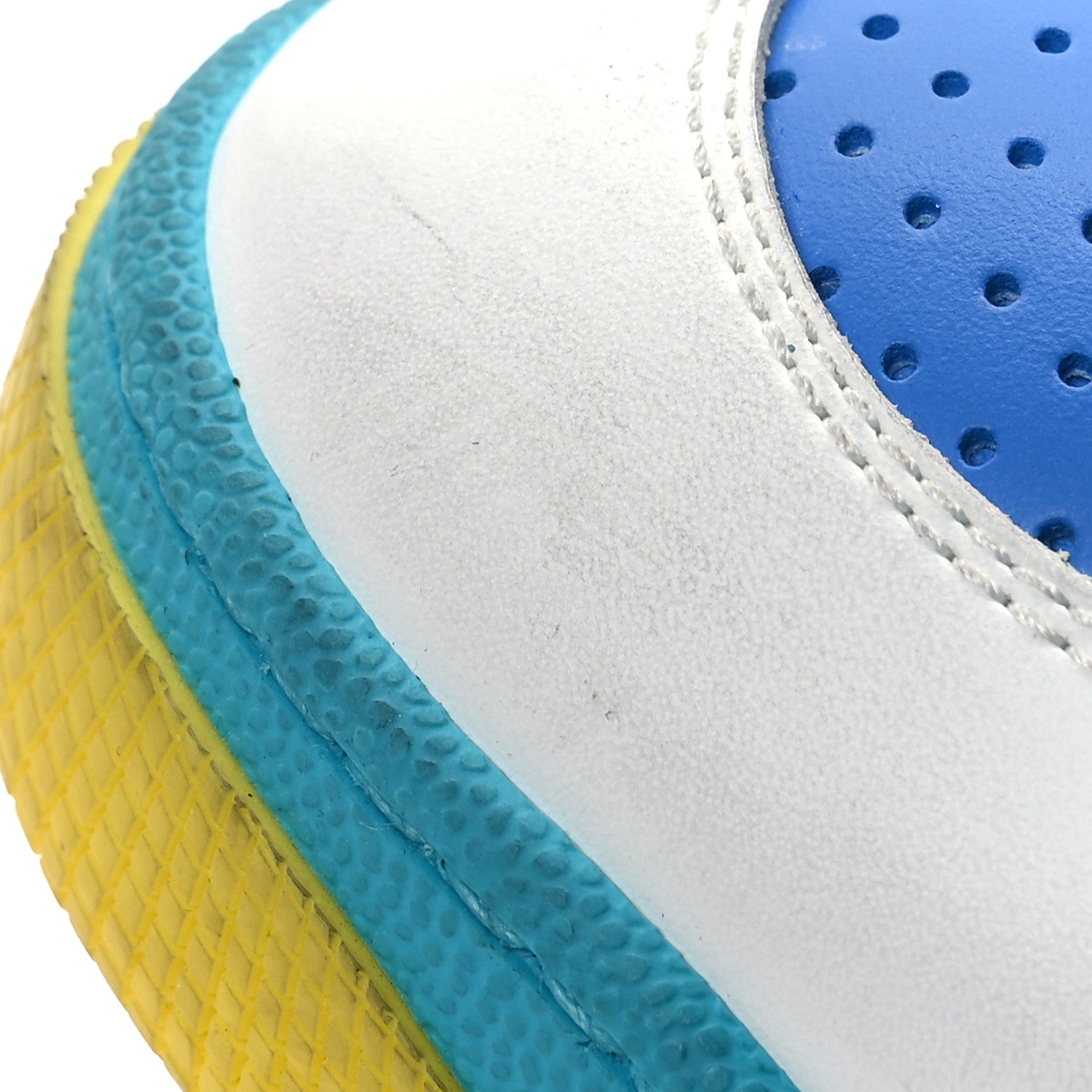 Gucci Demetra Womens Basket High Top Sneakers 39.5 Great White Bright Splash Loess 13 of 15