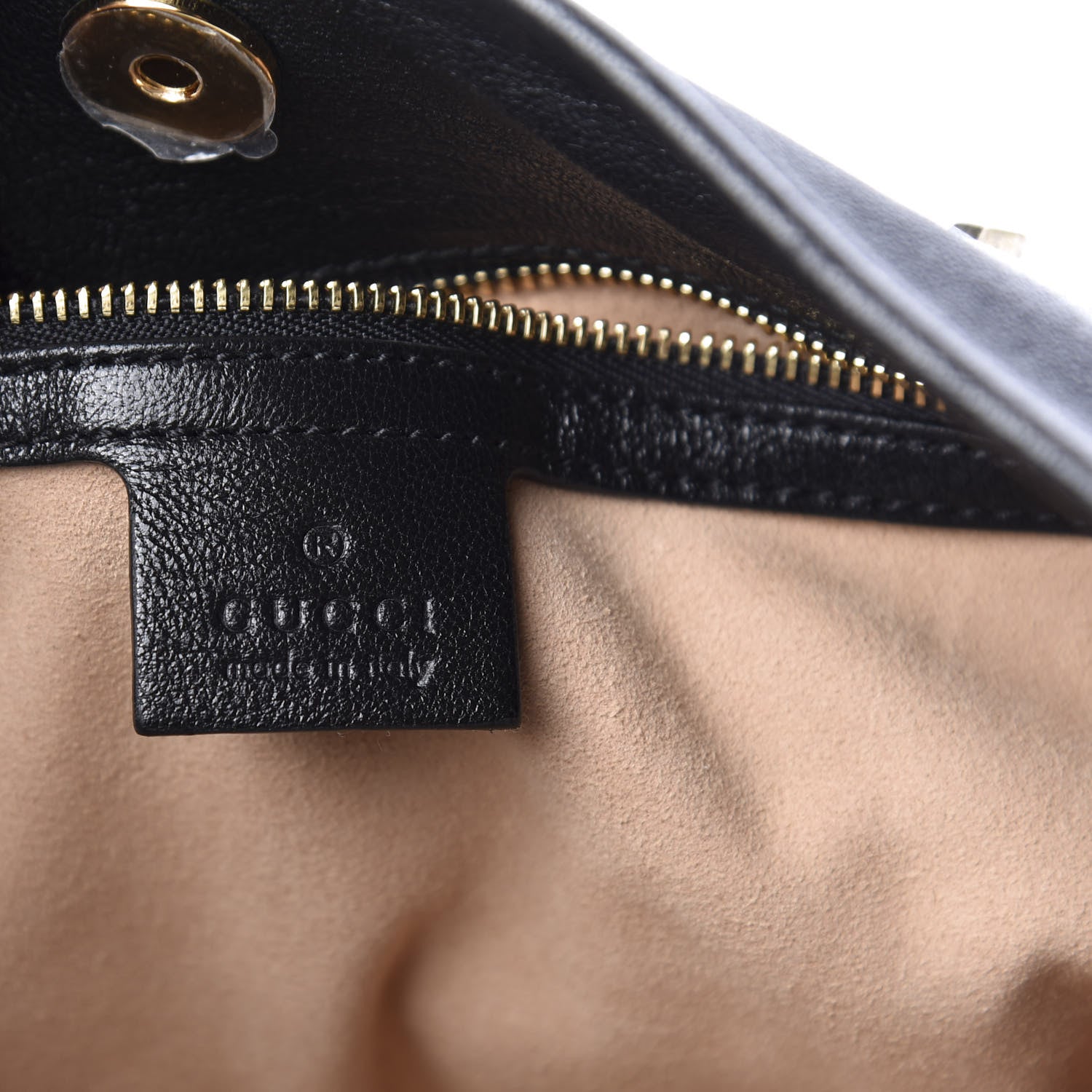 Gucci Sakai Calfskin Horsebit 1955 Cinch Top Messenger Bag Black 6 of 12
