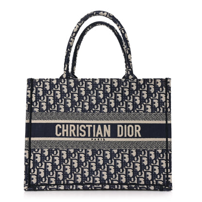 Christian Dior Oblique Medium Book Tote Blue Multicolor 1 of 11