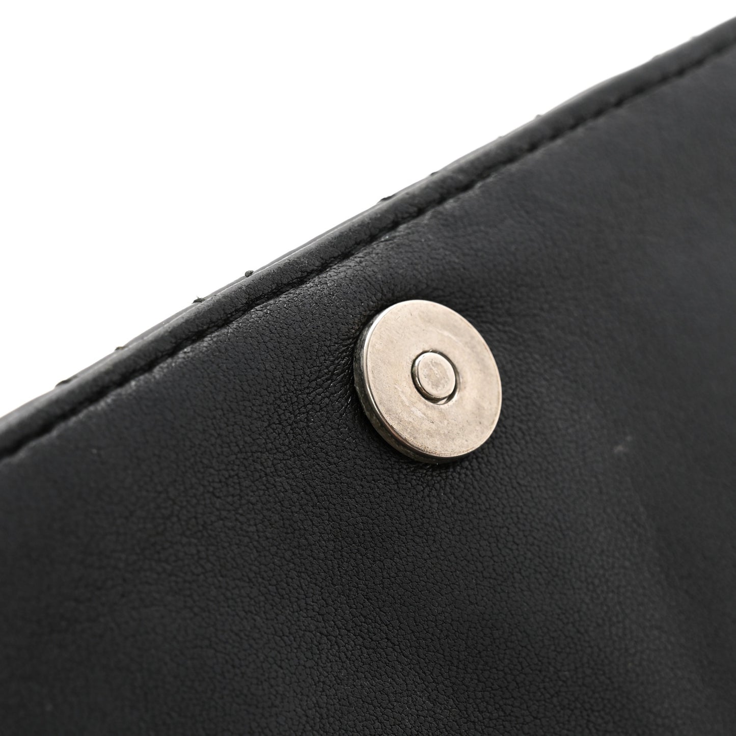 Patent Cannage Lady Dior Convertible Clutch Black