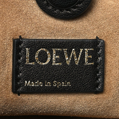 Loewe Nappa Calfskin Mini Flamenco Knot Clutch With Chain Black 6 of 10