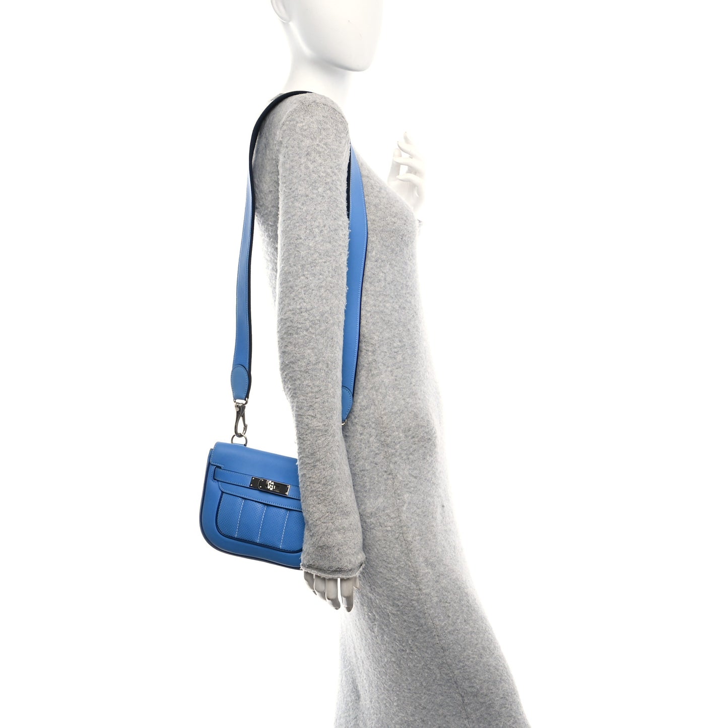 Veau Swift Mini Sac Berline Bleu Paradis Bleu Saphir