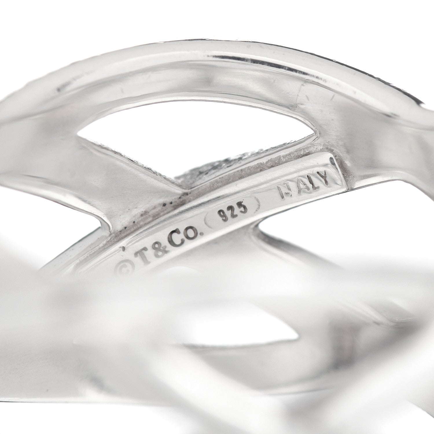 Tiffany Sterling Silver Celtic Knot Ring 55 7.25 4 of 4