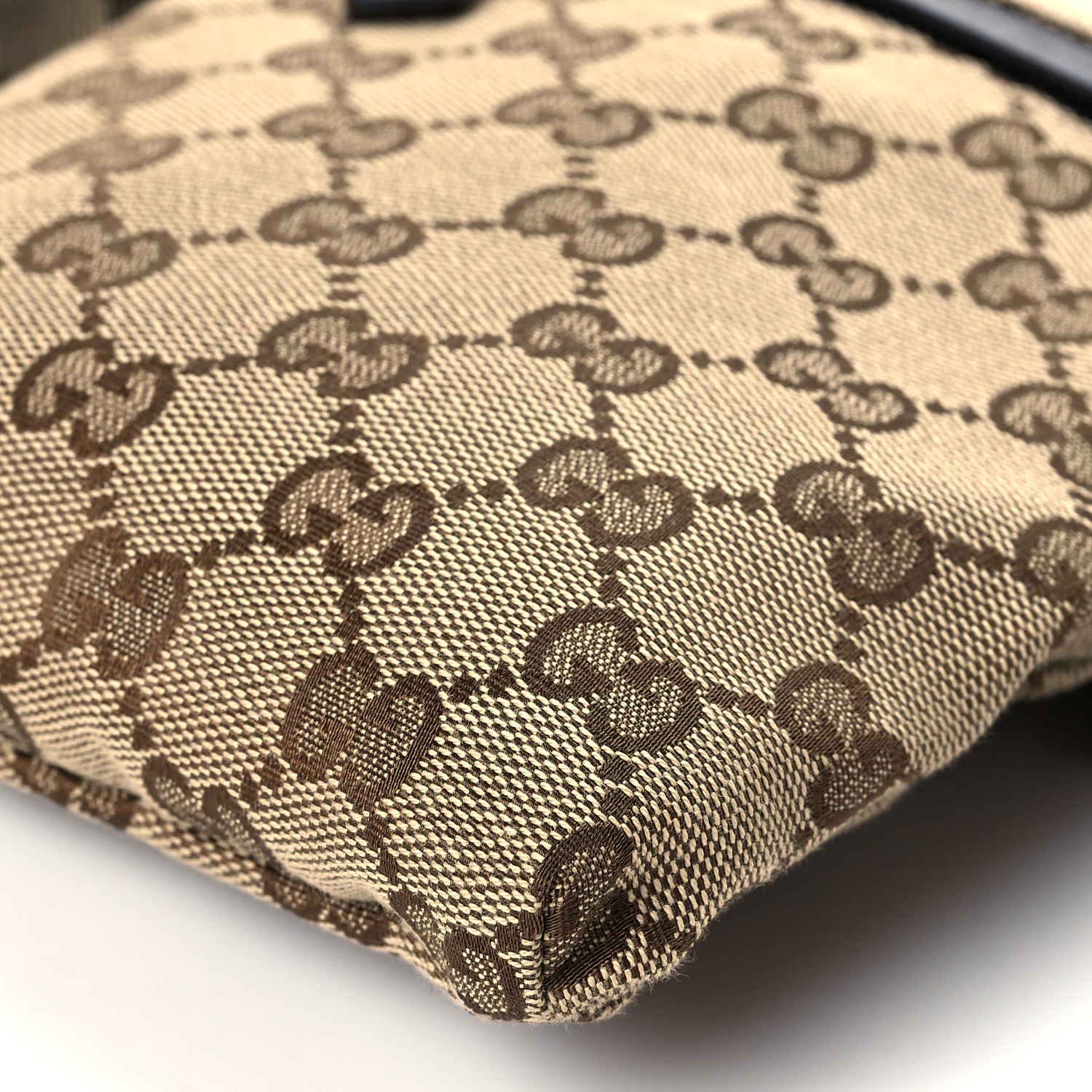 Gucci Monogram Web Belt Bag Dark Brown 10 of 10