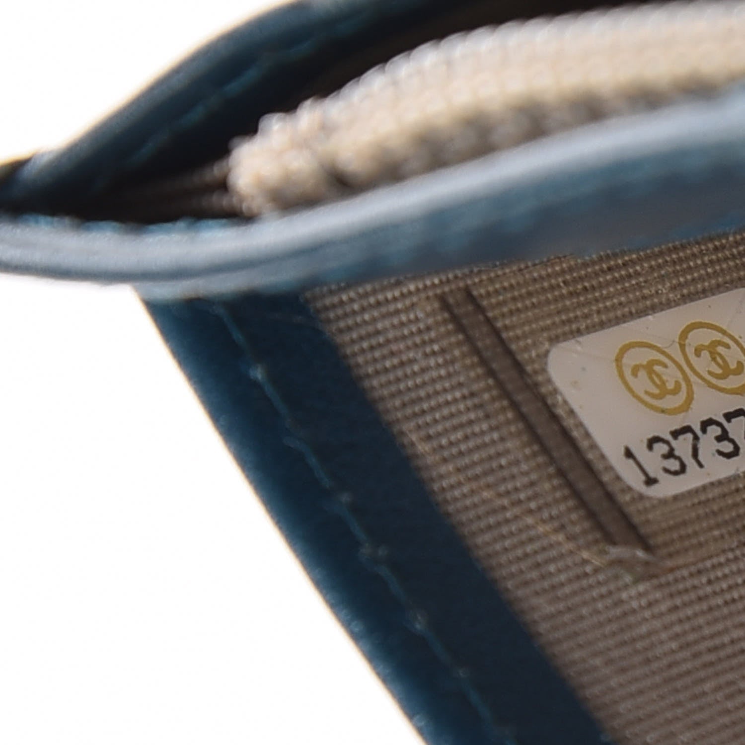 Chanel Patent Quilted Brilliant Yen Wallet Dark Blue 8 of 11
