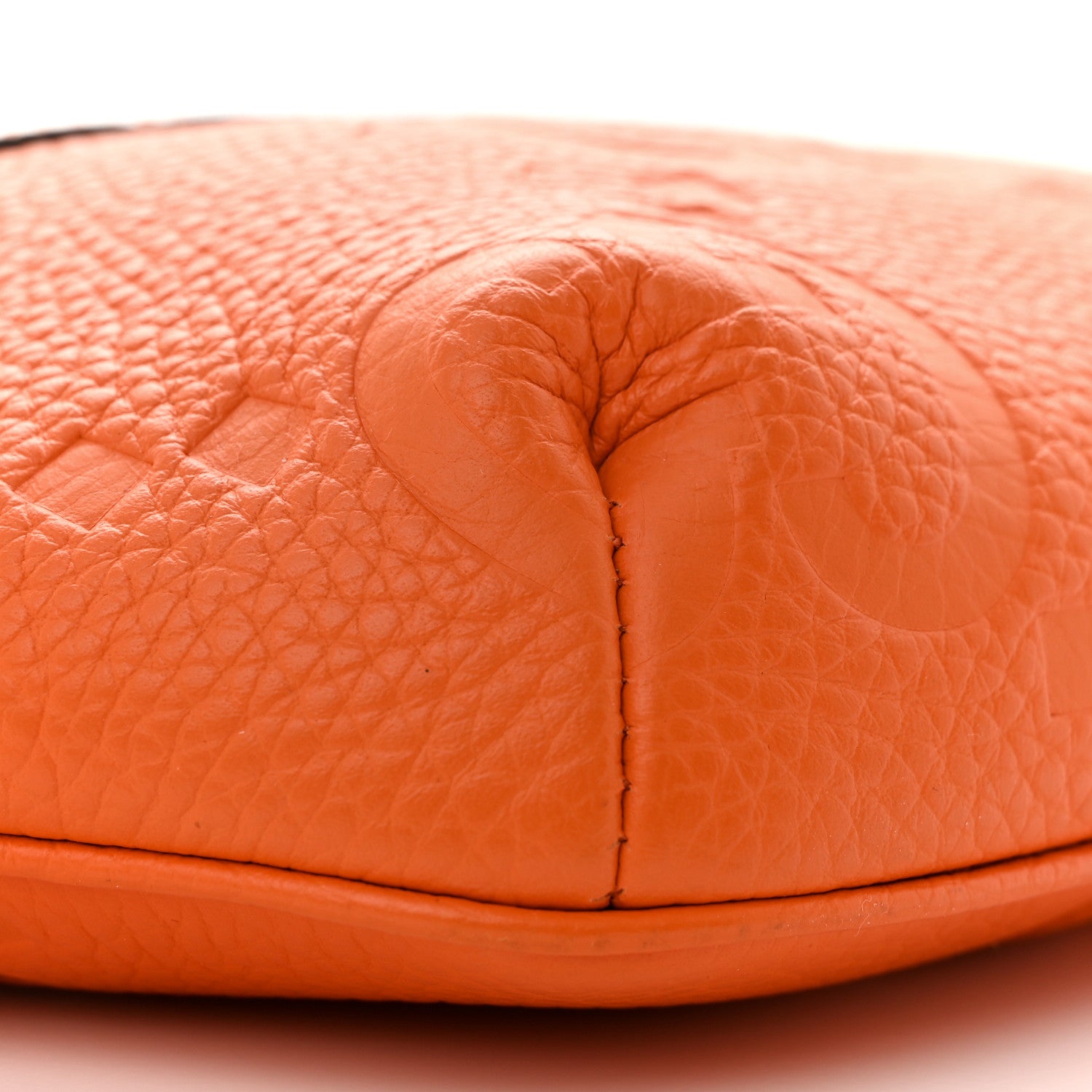 Gucci Piuma Calfskin Jumbo GG Embossed Small Belt Bag Good Orange 9 of 11