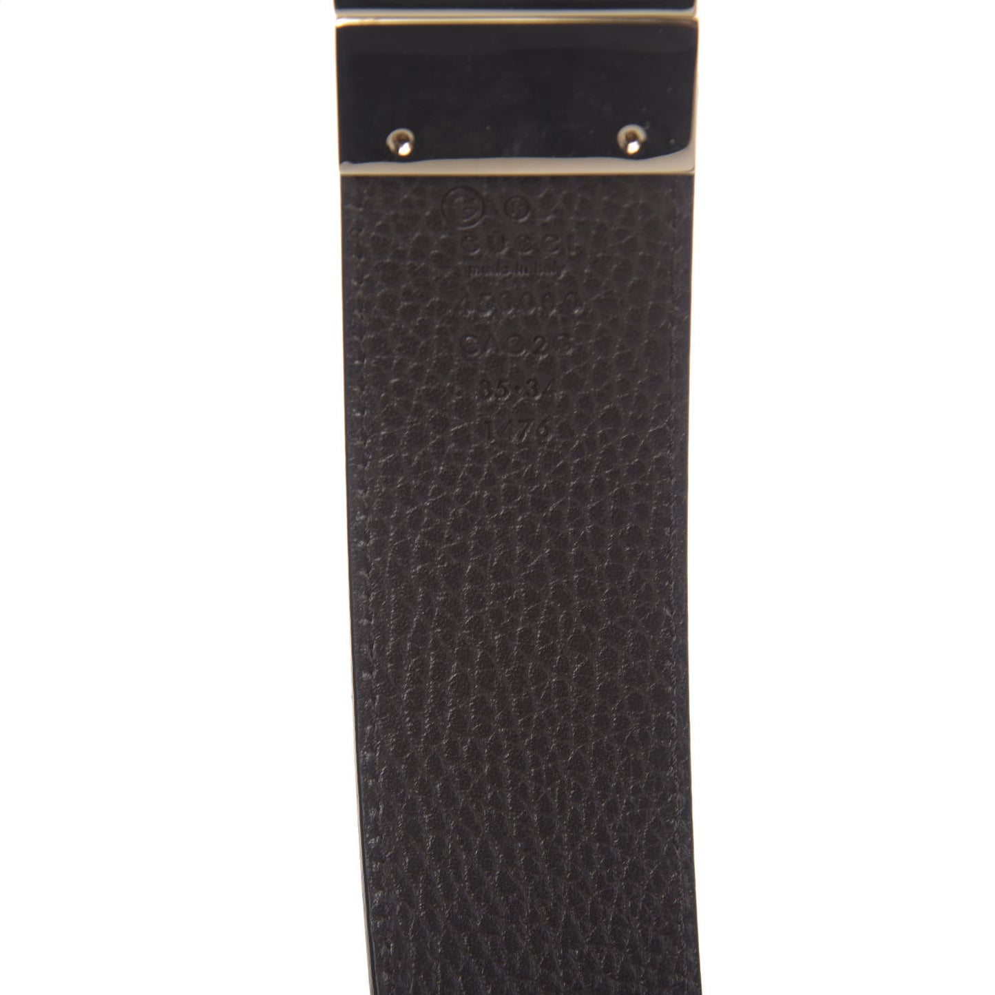 Dollar Calfskin 1973 Reversible Belt 85 34 Black Testa di Moro