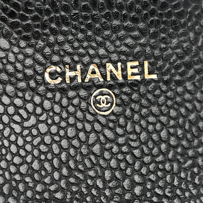 Chanel Caviar Quilted Flap Card Holder Black 6 of 8