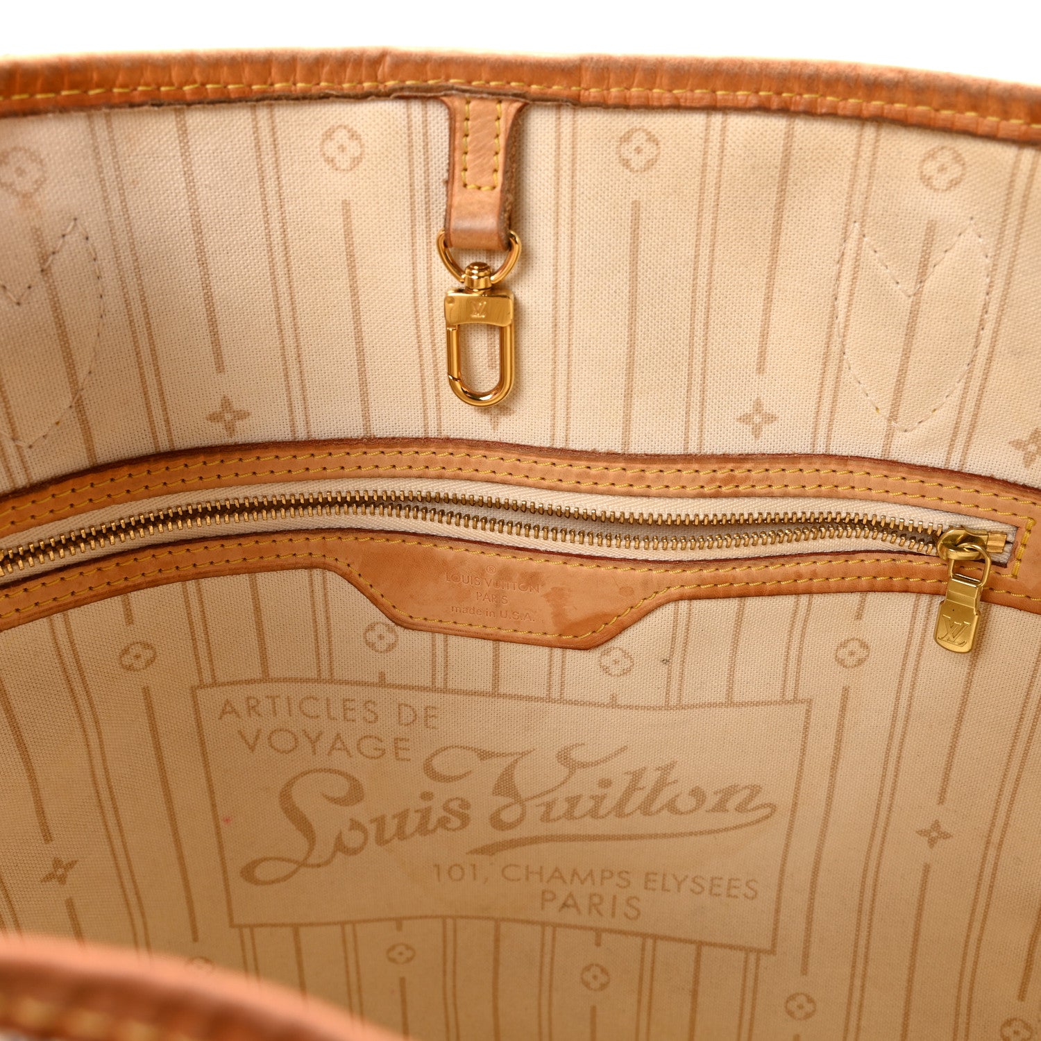 Louis Vuitton Damier Azur Neverfull GM 6 of 10