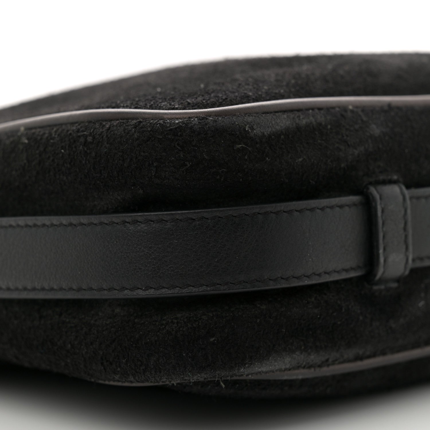 Saint Laurent Suede Flat Messenger Bag Black 9 of 11