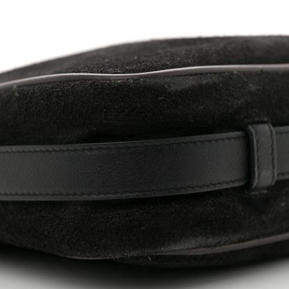 Saint Laurent Suede Flat Messenger Bag Black 9 of 11